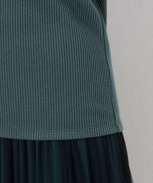 COMME CA PLATINUM S-SIZE / コムサ・プラチナ エスサイズ カットソー | 〔 Sサイズ 〕 ラグウォームリブニット ハイネックプルオーバー | 詳細21