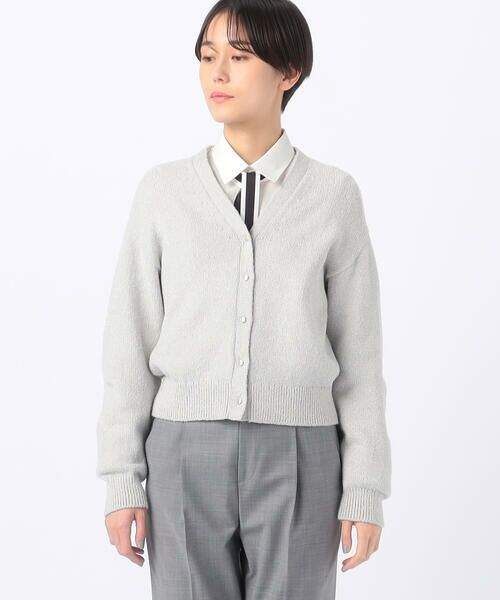 COMME CA PLATINUM S-SIZE / コムサ・プラチナ エスサイズ ニット・セーター | 〔 Sサイズ 〕 ラメブークレー カーディガン | 詳細7