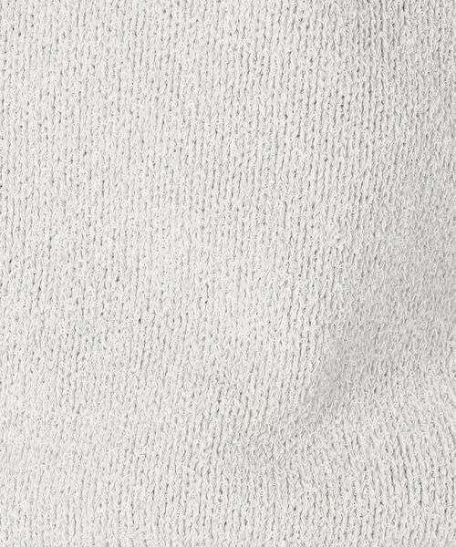 COMME CA PLATINUM S-SIZE / コムサ・プラチナ エスサイズ ニット・セーター | 〔 Sサイズ 〕 ラメブークレー ベスト | 詳細14