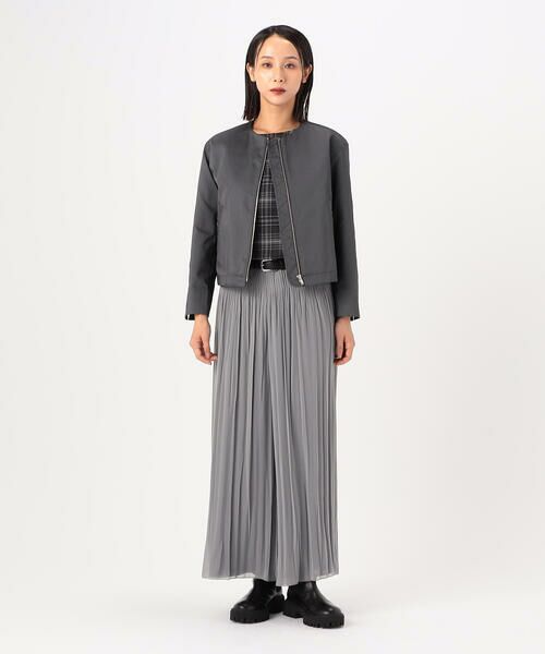 COMME CA PLATINUM S-SIZE / コムサ・プラチナ エスサイズ その他パンツ | 〔 Sサイズ 〕 【セットアップ対応/リバーシブル】スプリットジョーゼット シフォンパンツ | 詳細1