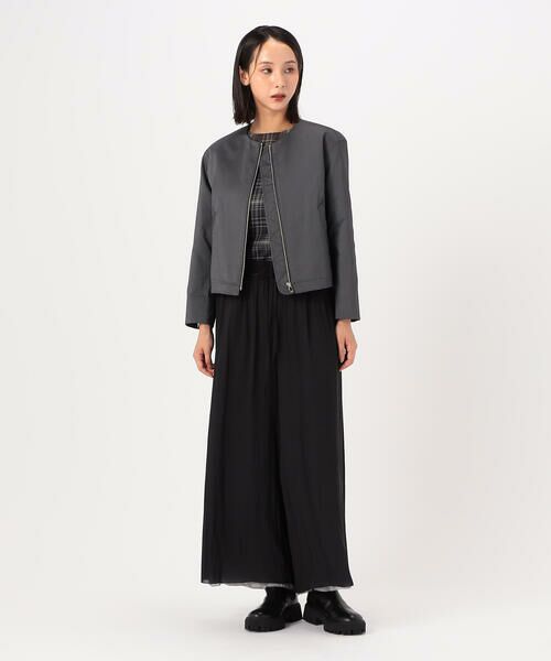 COMME CA PLATINUM S-SIZE / コムサ・プラチナ エスサイズ その他パンツ | 〔 Sサイズ 〕 【セットアップ対応/リバーシブル】スプリットジョーゼット シフォンパンツ | 詳細2