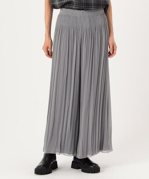 COMME CA PLATINUM S-SIZE / コムサ・プラチナ エスサイズ その他パンツ | 〔 Sサイズ 〕 【セットアップ対応/リバーシブル】スプリットジョーゼット シフォンパンツ | 詳細4