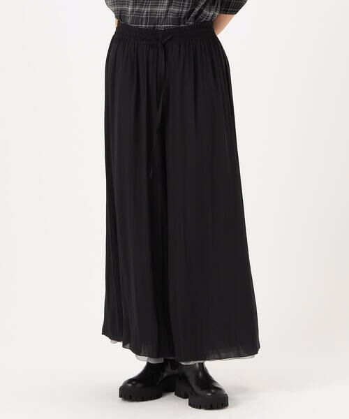 COMME CA PLATINUM S-SIZE / コムサ・プラチナ エスサイズ その他パンツ | 〔 Sサイズ 〕 【セットアップ対応/リバーシブル】スプリットジョーゼット シフォンパンツ | 詳細6