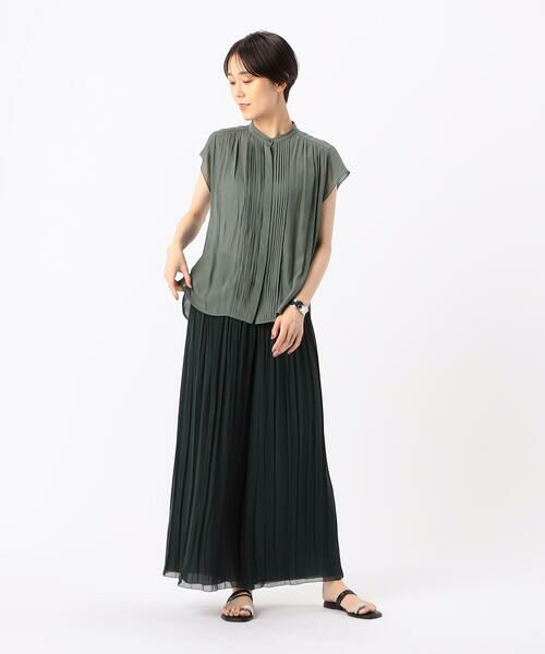 COMME CA PLATINUM S-SIZE / コムサ・プラチナ エスサイズ その他パンツ | 〔 Sサイズ 〕 【セットアップ対応/リバーシブル】スプリットジョーゼット シフォンパンツ | 詳細10