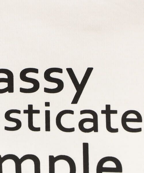 COMME CA PLATINUM S-SIZE / コムサ・プラチナ エスサイズ Tシャツ | 〔 Sサイズ 〕【ブライトリーセットアップ】スーピマバイオシルスムース Tシャツ | 詳細4