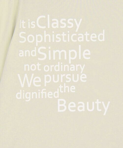 COMME CA PLATINUM S-SIZE / コムサ・プラチナ エスサイズ Tシャツ | 〔 Sサイズ 〕【ブライトリーセットアップ】スーピマバイオシルスムース Tシャツ | 詳細15