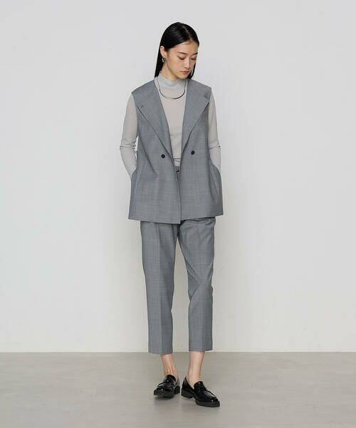 COMME CA PLATINUM S-SIZE / コムサ・プラチナ エスサイズ セットアップ | 〔 Sサイズ 〕 【セットアップ対応】2WAYストレッチトロ テーパードパンツ | 詳細5