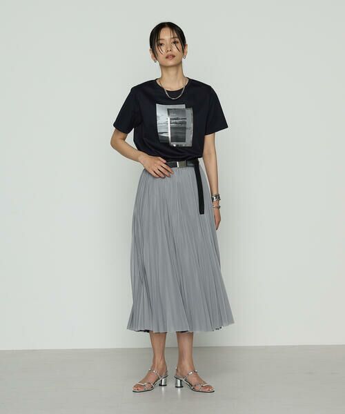 COMME CA PLATINUM S-SIZE / コムサ・プラチナ エスサイズ ロング・マキシ丈スカート | 〔 Sサイズ 〕 【セットアップ対応】ソフトチュール×オーガンジートリコット広幅 スカート | 詳細12