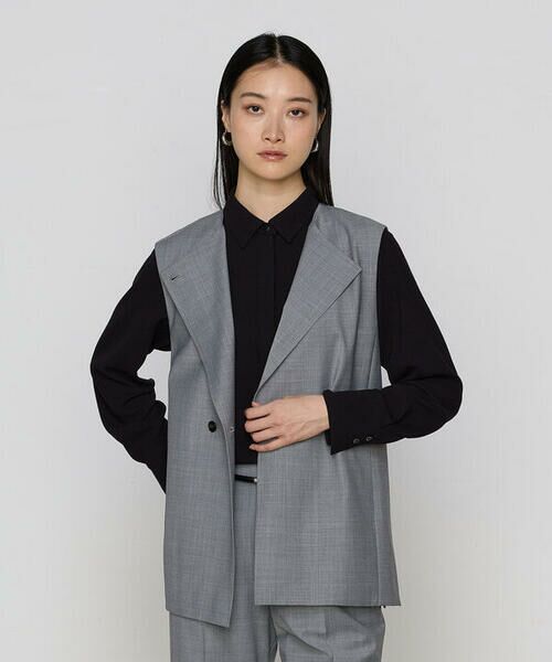 COMME CA PLATINUM S-SIZE / コムサ・プラチナ エスサイズ ベスト | 〔 Sサイズ 〕 【セットアップ対応】ブライトリートロ ジレ | 詳細2