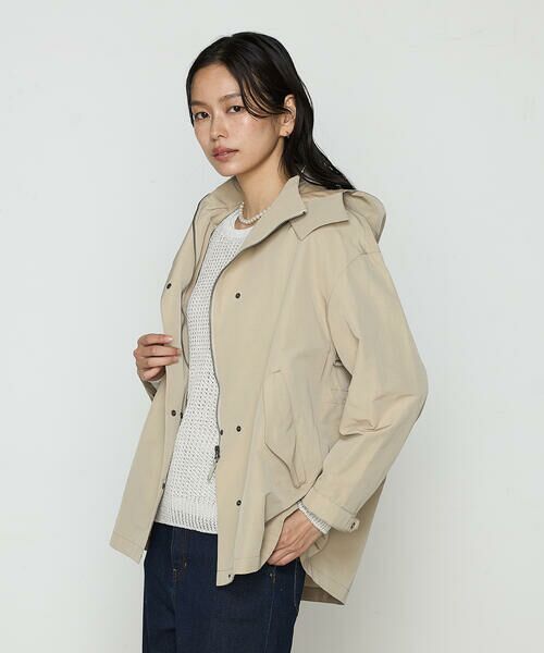 COMME CA PLATINUM S-SIZE / コムサ・プラチナ エスサイズ ブルゾン | 〔 Sサイズ 〕 【2WAY】コットンナイロングログラン アノラックブルゾン | 詳細14