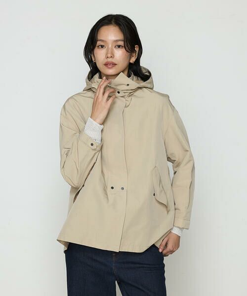 COMME CA PLATINUM S-SIZE / コムサ・プラチナ エスサイズ ブルゾン | 〔 Sサイズ 〕 【2WAY】コットンナイロングログラン アノラックブルゾン | 詳細15