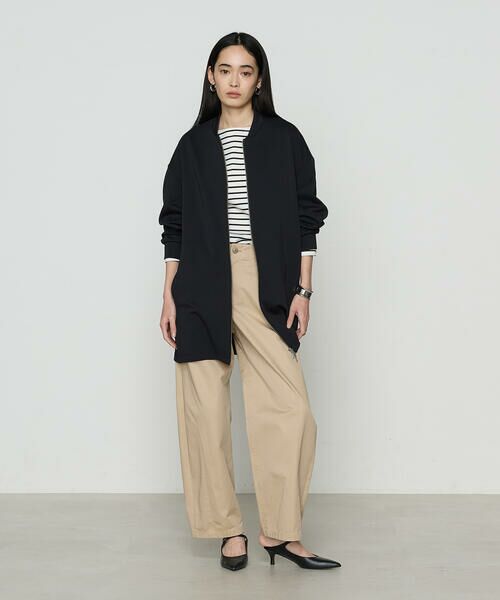 COMME CA PLATINUM S-SIZE / コムサ・プラチナ エスサイズ ブルゾン | 〔 Sサイズ 〕 アクアスーティングジャージー ロングブルゾン | 詳細5