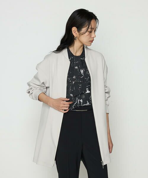 COMME CA PLATINUM S-SIZE / コムサ・プラチナ エスサイズ ブルゾン | 〔 Sサイズ 〕 アクアスーティングジャージー ロングブルゾン | 詳細10