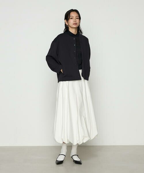 COMME CA PLATINUM S-SIZE / コムサ・プラチナ エスサイズ ブルゾン | 〔 Sサイズ 〕 アクアスーティングジャージー ノーカラーブルゾン | 詳細5