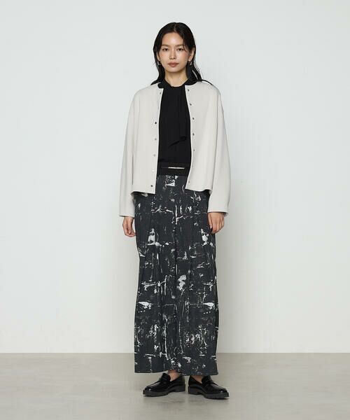 COMME CA PLATINUM S-SIZE / コムサ・プラチナ エスサイズ ブルゾン | 〔 Sサイズ 〕 アクアスーティングジャージー ノーカラーブルゾン | 詳細16