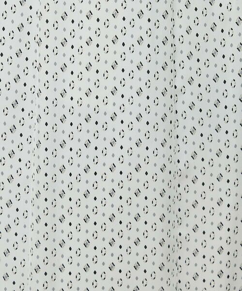 COMME CA PLATINUM S-SIZE / コムサ・プラチナ エスサイズ ロング・マキシ丈スカート | 〔 Sサイズ 〕 サテンワッシャーダイヤ小紋柄 スカート | 詳細3