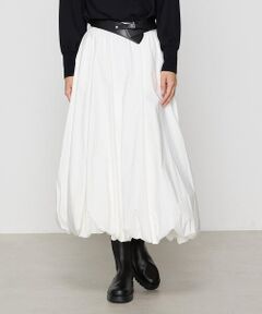 COMME CA PLATINUM S-SIZE / コムサ・プラチナ エスサイズ ロング・マキシ丈スカート | 〔 Sサイズ 〕 エアリータフタ バルーンスカート