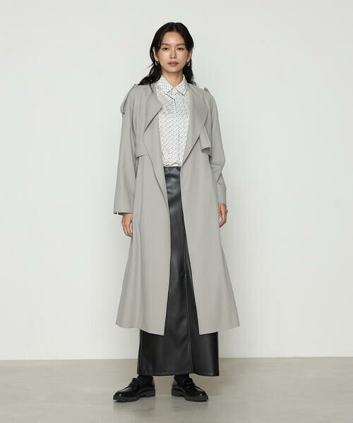 COMME CA PLATINUM S-SIZE / コムサ・プラチナ エスサイズ トレンチコート | 〔 Sサイズ 〕 サイロフィルギャバ 3WAYトレンチコート | 詳細10