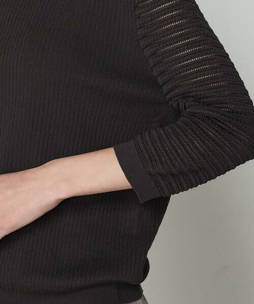 COMME CA PLATINUM S-SIZE / コムサ・プラチナ エスサイズ ニット・セーター | 〔 Sサイズ 〕 コットンシルク クルーネックプルオーバー | 詳細9