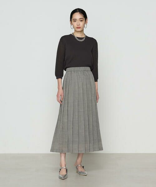 COMME CA PLATINUM S-SIZE / コムサ・プラチナ エスサイズ ニット・セーター | 〔 Sサイズ 〕 コットンシルク クルーネックプルオーバー | 詳細2