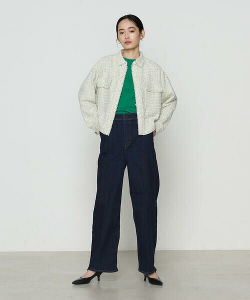 COMME CA PLATINUM S-SIZE / コムサ・プラチナ エスサイズ ニット・セーター | 〔 Sサイズ 〕 コットンシルク クルーネックプルオーバー | 詳細15