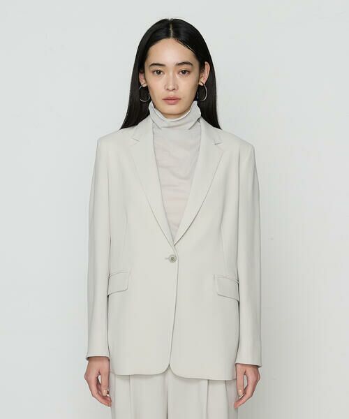 COMME CA PLATINUM S-SIZE / コムサ・プラチナ エスサイズ セットアップ | 〔 Sサイズ 〕 【セットアップ対応】アチェローザダブルクロス テーラードジャケット | 詳細6