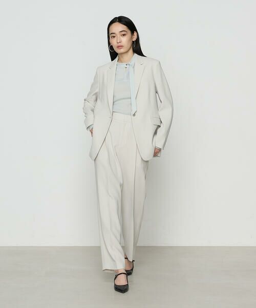 COMME CA PLATINUM S-SIZE / コムサ・プラチナ エスサイズ セットアップ | 〔 Sサイズ 〕 【セットアップ対応】アチェローザダブルクロス テーラードジャケット | 詳細3