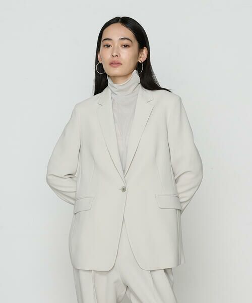COMME CA PLATINUM S-SIZE / コムサ・プラチナ エスサイズ セットアップ | 〔 Sサイズ 〕 【セットアップ対応】アチェローザダブルクロス テーラードジャケット | 詳細4
