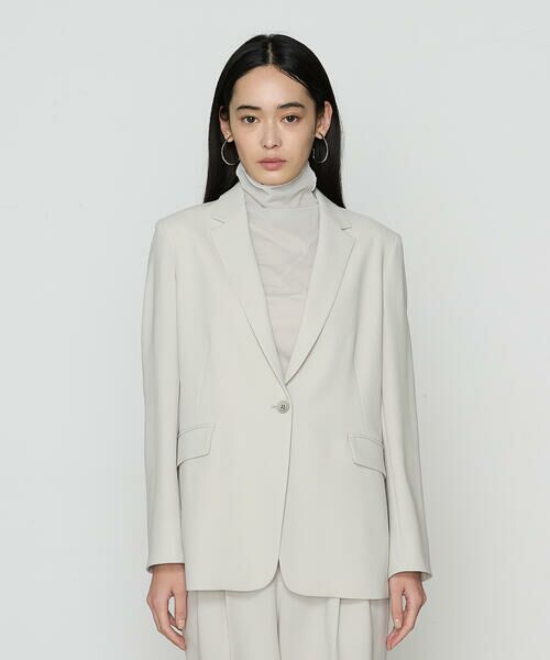 COMME CA PLATINUM S-SIZE / コムサ・プラチナ エスサイズ セットアップ | 〔 Sサイズ 〕 【セットアップ対応】アチェローザダブルクロス テーラードジャケット | 詳細5