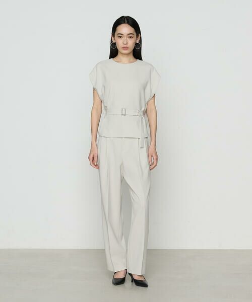 COMME CA PLATINUM S-SIZE / コムサ・プラチナ エスサイズ セットアップ | 〔 Sサイズ 〕 【セットアップ対応】アチェローザダブルクロス パンツ | 詳細5