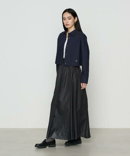 COMME CA PLATINUM S-SIZE / コムサ・プラチナ エスサイズ シャツ・ブラウス | 〔 Sサイズ 〕 ストライプタイプライター／バルキーオックスフォード クロップドシャツ | 詳細15