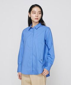 COMME CA PLATINUM S-SIZE / コムサ・プラチナ エスサイズ シャツ・ブラウス | 〔 Sサイズ 〕 ストライプタイプライター／バルキーオックスフォード シャツ