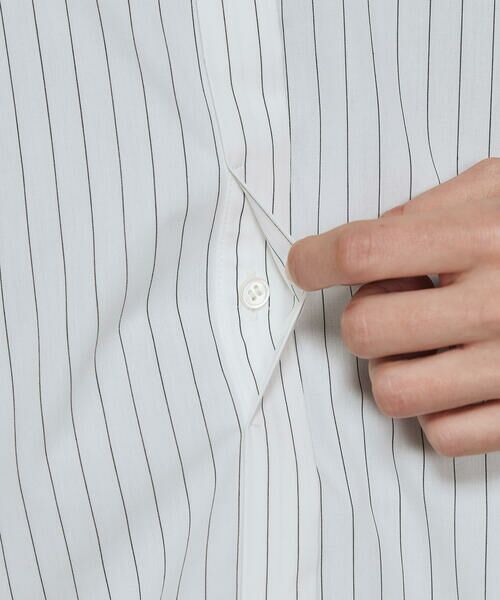 COMME CA PLATINUM S-SIZE / コムサ・プラチナ エスサイズ シャツ・ブラウス | 〔 Sサイズ 〕 ストライプタイプライター／バルキーオックスフォード シャツ | 詳細13