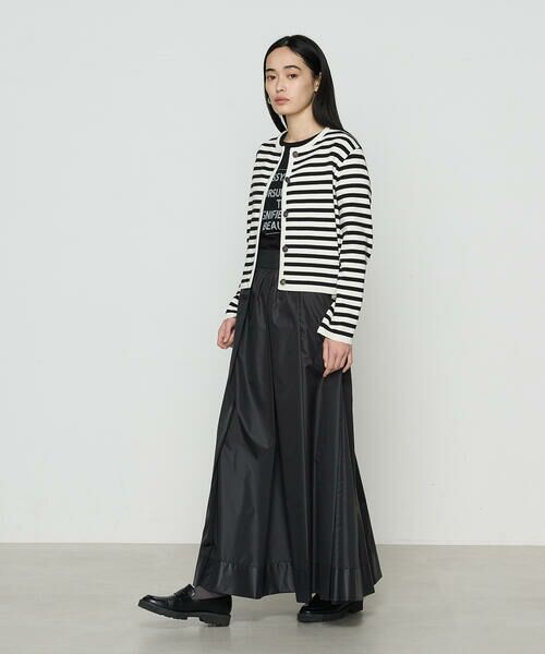 COMME CA PLATINUM S-SIZE / コムサ・プラチナ エスサイズ ニット・セーター | 〔 Sサイズ 〕 ボーダー／バイカラー カーディガン | 詳細2