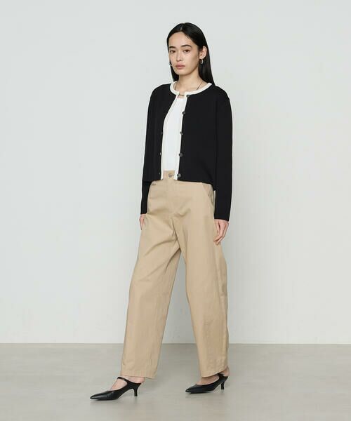 COMME CA PLATINUM S-SIZE / コムサ・プラチナ エスサイズ ニット・セーター | 〔 Sサイズ 〕 ボーダー／バイカラー カーディガン | 詳細13