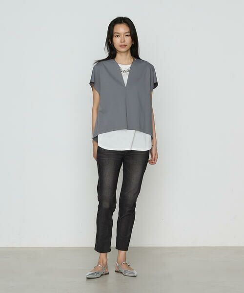 COMME CA PLATINUM S-SIZE / コムサ・プラチナ エスサイズ その他パンツ | 〔 Sサイズ 〕 ヴィンテージデニムリアルプリントハイテンション パンツ | 詳細1