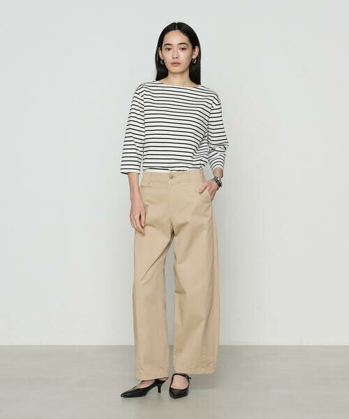 COMME CA PLATINUM S-SIZE / コムサ・プラチナ エスサイズ カットソー | 〔 Sサイズ 〕 コットンスーピマボーダー カットソー | 詳細1