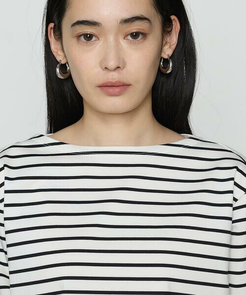 COMME CA PLATINUM S-SIZE / コムサ・プラチナ エスサイズ カットソー | 〔 Sサイズ 〕 コットンスーピマボーダー カットソー | 詳細9
