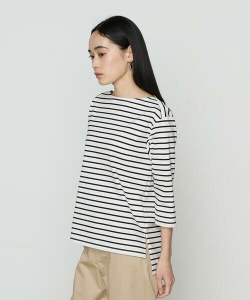 COMME CA PLATINUM S-SIZE / コムサ・プラチナ エスサイズ カットソー | 〔 Sサイズ 〕 コットンスーピマボーダー カットソー | 詳細5