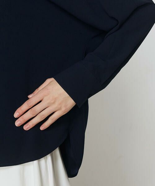 COMME CA PLATINUM S-SIZE / コムサ・プラチナ エスサイズ シャツ・ブラウス | 〔 Sサイズ 〕 バックサテン ドルマンスリーブプルオーバー | 詳細13