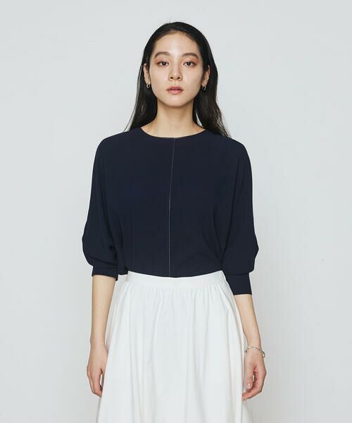 COMME CA PLATINUM S-SIZE / コムサ・プラチナ エスサイズ シャツ・ブラウス | 〔 Sサイズ 〕 バックサテン ドルマンスリーブプルオーバー | 詳細7