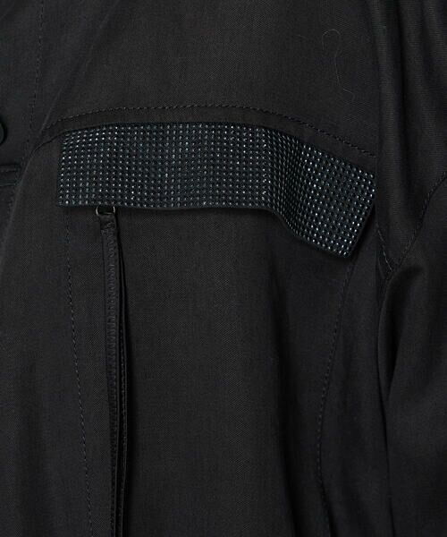 COMME CA PLATINUM S-SIZE / コムサ・プラチナ エスサイズ ブルゾン | 〔 Sサイズ 〕 テンセルリネンサテン ミリタリー調シャツブルゾン | 詳細21