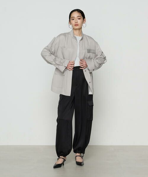 COMME CA PLATINUM S-SIZE / コムサ・プラチナ エスサイズ その他パンツ | 〔 Sサイズ 〕 トリアセテート／ポリエステルサテン カーゴパンツ | 詳細7