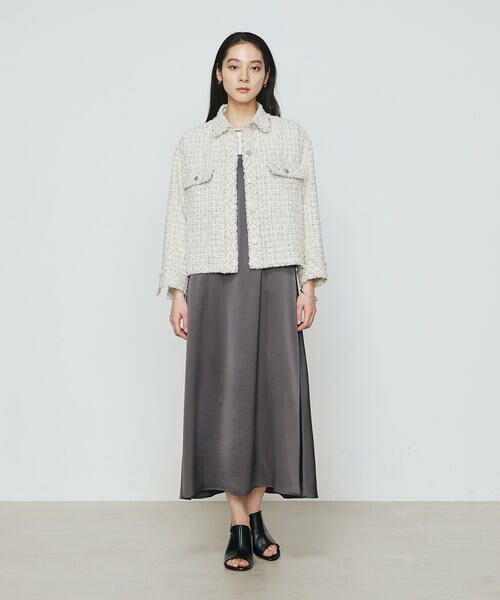 COMME CA PLATINUM S-SIZE / コムサ・プラチナ エスサイズ ベスト | 〔 Sサイズ 〕 サマーツイード クロプトシャツ | 詳細3