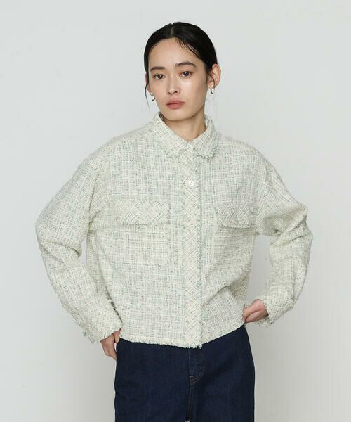 COMME CA PLATINUM S-SIZE / コムサ・プラチナ エスサイズ ベスト | 〔 Sサイズ 〕 サマーツイード クロプトシャツ | 詳細12