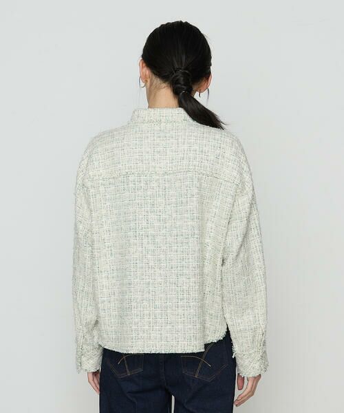 COMME CA PLATINUM S-SIZE / コムサ・プラチナ エスサイズ ベスト | 〔 Sサイズ 〕 サマーツイード クロプトシャツ | 詳細15