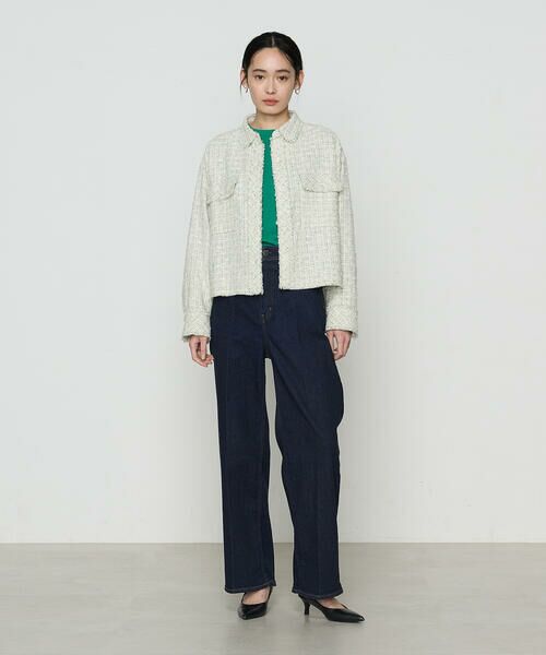 COMME CA PLATINUM S-SIZE / コムサ・プラチナ エスサイズ ベスト | 〔 Sサイズ 〕 サマーツイード クロプトシャツ | 詳細8