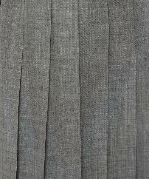 COMME CA PLATINUM S-SIZE / コムサ・プラチナ エスサイズ ロング・マキシ丈スカート | 〔 Sサイズ 〕 ラミー プリーツスカート | 詳細4