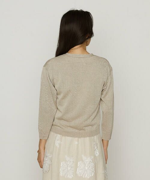 COMME CA PLATINUM S-SIZE / コムサ・プラチナ エスサイズ カーディガン・ボレロ | 〔 Sサイズ 〕 ラメリネンニット カーディガン | 詳細9