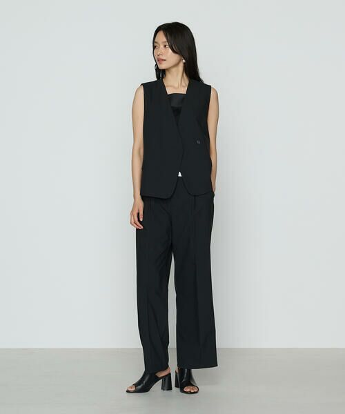 COMME CA PLATINUM S-SIZE / コムサ・プラチナ エスサイズ ベスト | 〔 Sサイズ 〕 クリアウーリー ジレ | 詳細18